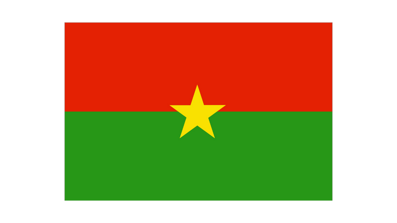 Drapeau Burkina Faso - Maison des Drapeaux
